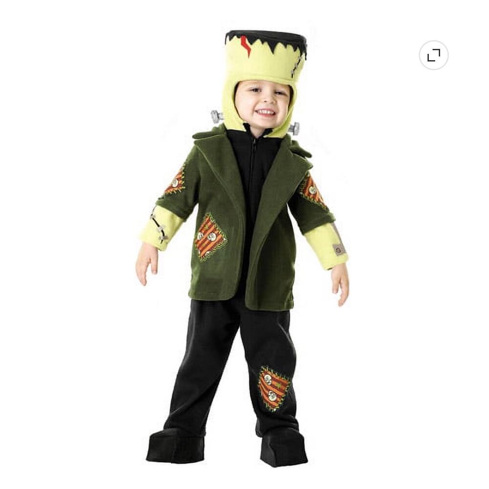 VINTAGE LIL FRANKIE FRANKENSTEIN TODDLER HALLOWEEN COSTUME - 2T-4T/ 1-2 YEARS